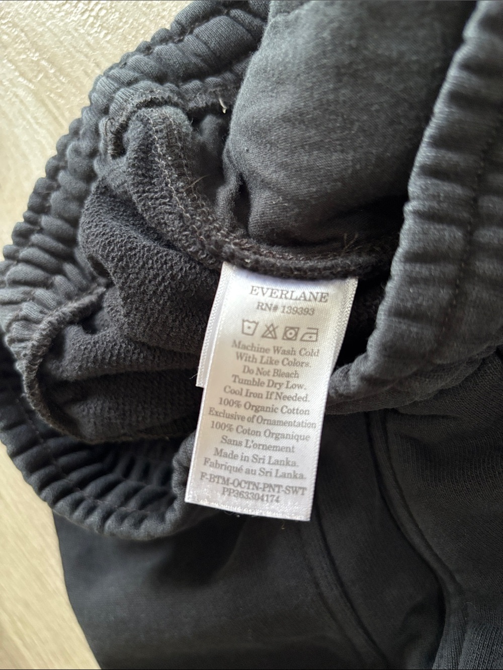 Everlane Black Sweatpants With Pockets Size Small - Picture 8 of 11